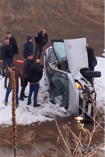 Facianın Eşiğinden Döndü: Takla Atan Araçtan Sağ Çıktı