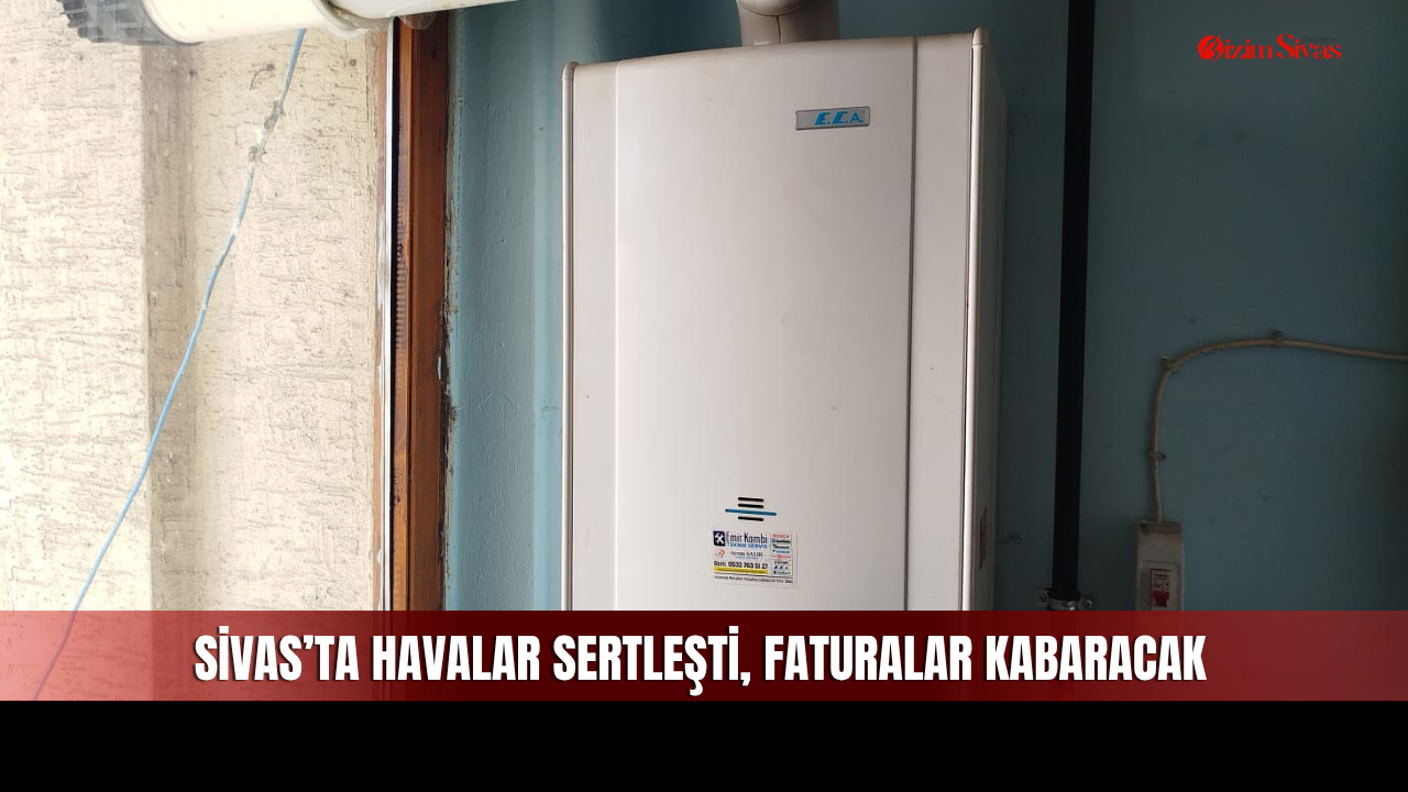 Sivas’ta soğuk geri geldi, kaloriferler yeniden ısındı