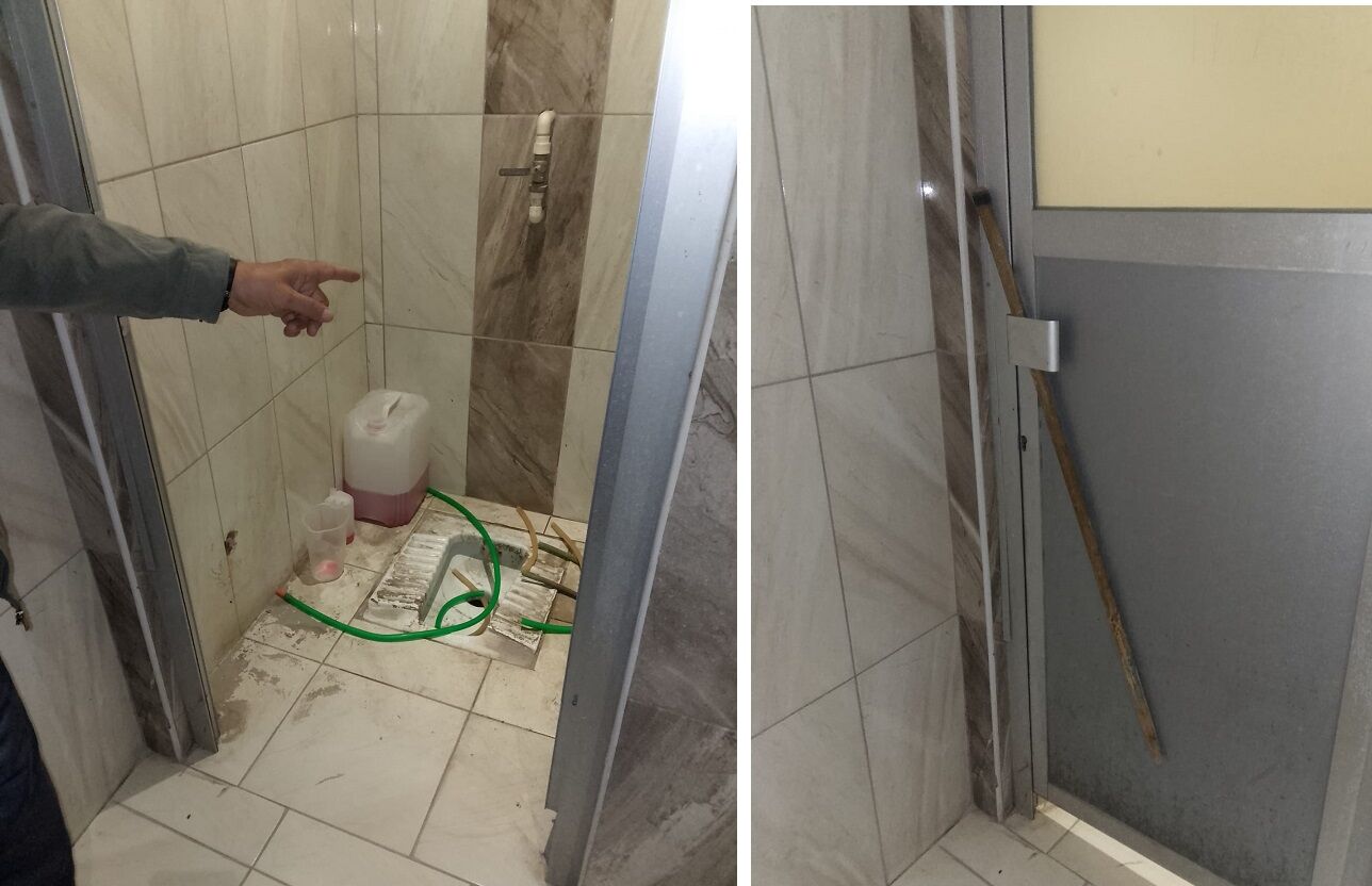 Sivas Emekliler Kültür Evi’nde tuvalet rezaleti!