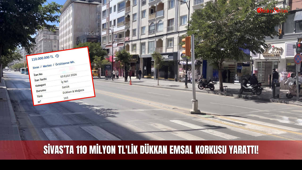 Sivas’ta 110 Milyon TL'lik Dükkan Emsal Korkusu Yarattı!