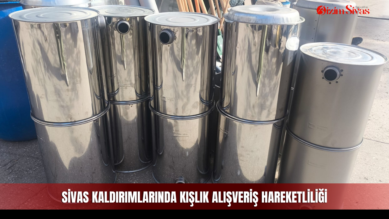 Sivas Kaldırımlarında Kışlık Alışveriş Hareketliliği