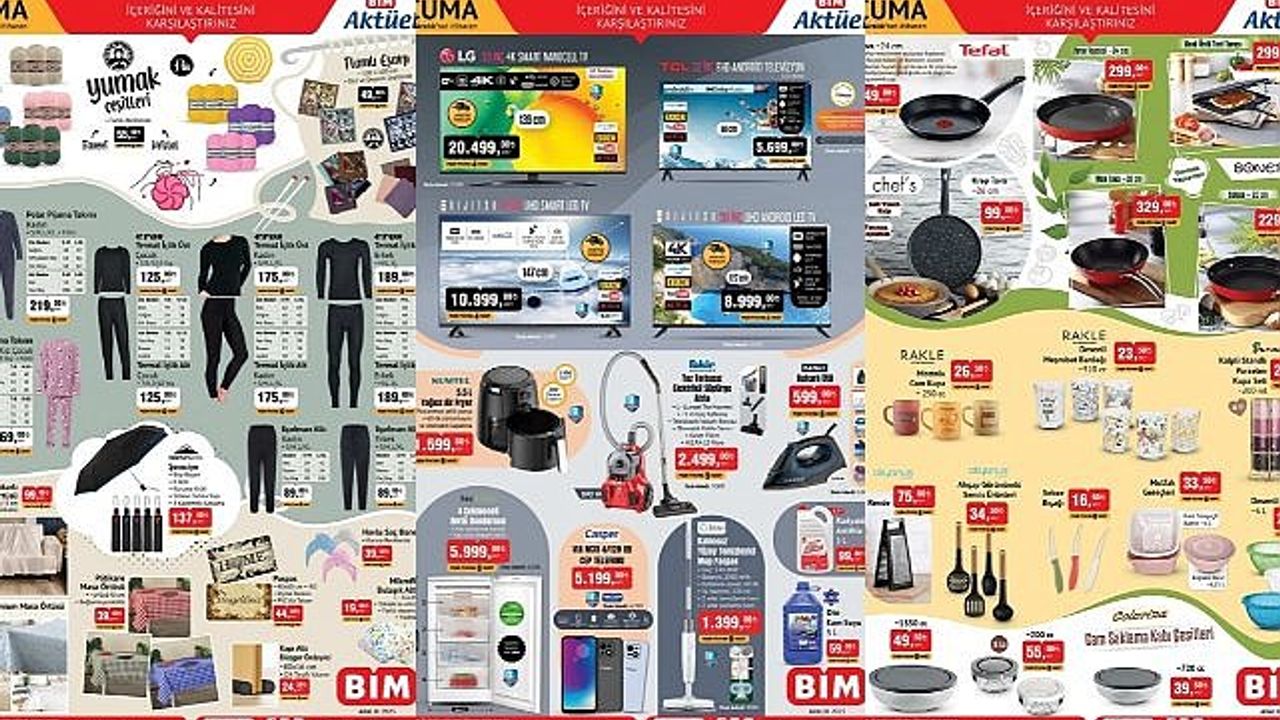 29 Aralık BİM aktüel kataloğu, BİM Market 29 Aralık cuma indirimli ürün kataloğu