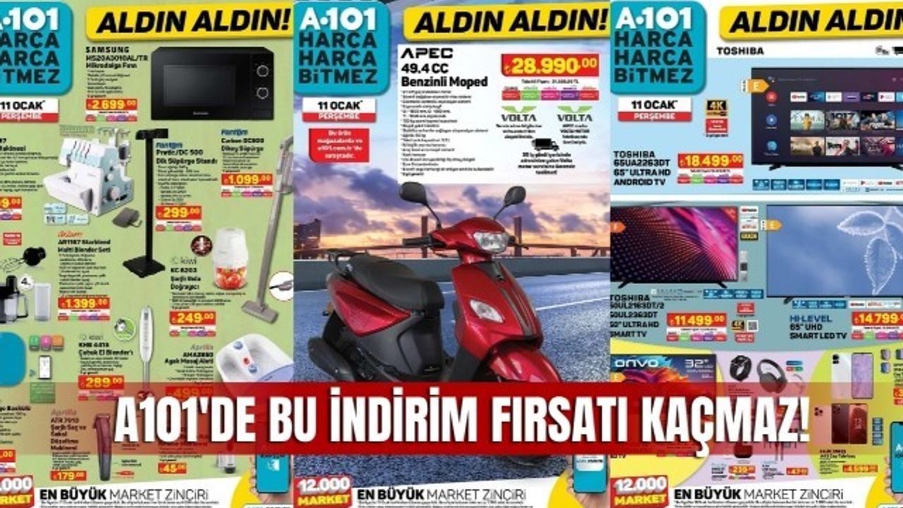 11 Ocak A101 aktüel kataloğu Muhteşem İndirimler Sizleri Bekliyor A101 Market 11 Ocak perşembe ürün kataloğu