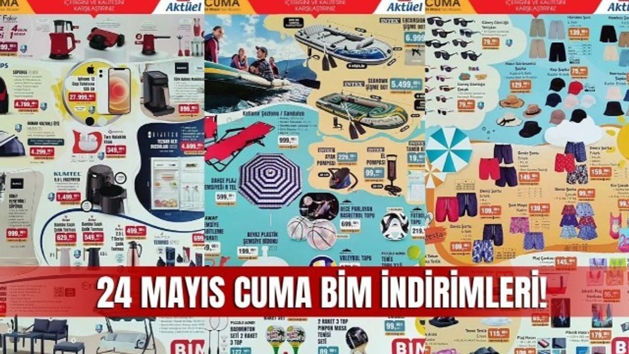 24 Mayıs BİM Aktüel Kataloğu, BİM Market 24 Mayıs Cuma İndirimli Ürün Kataloğu