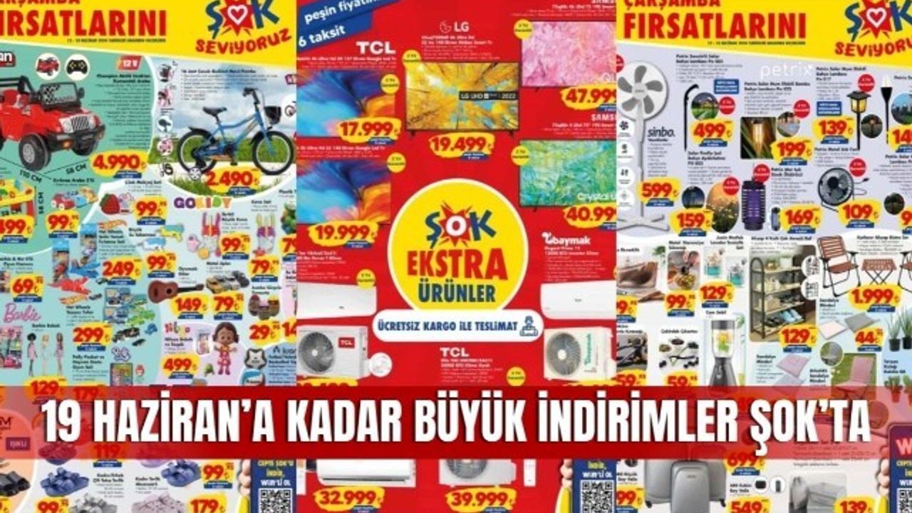 12 Haziran ŞOK Market kataloğu, ŞOK Aktüel 12 Haziran çarşamba ürün kataloğu