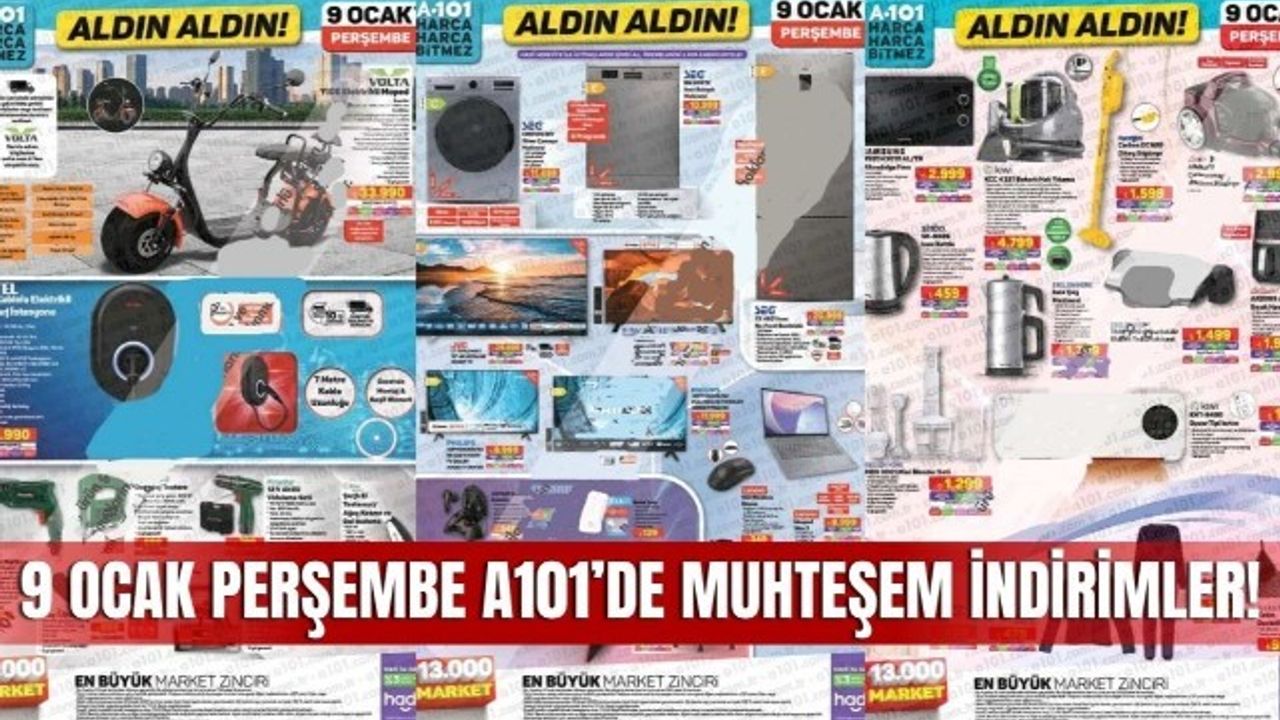 A101 9 Ocak 2025 Aktüel Kataloğu: Sivas Marketlerinde İndirim Şöleni Başlıyor!