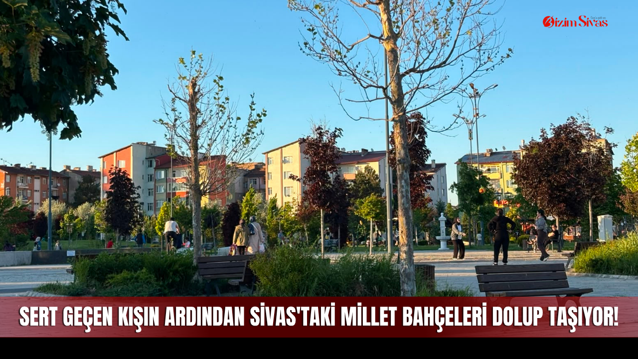 Sert Geçen Kışın Ardından Sivas'taki Millet Bahçel