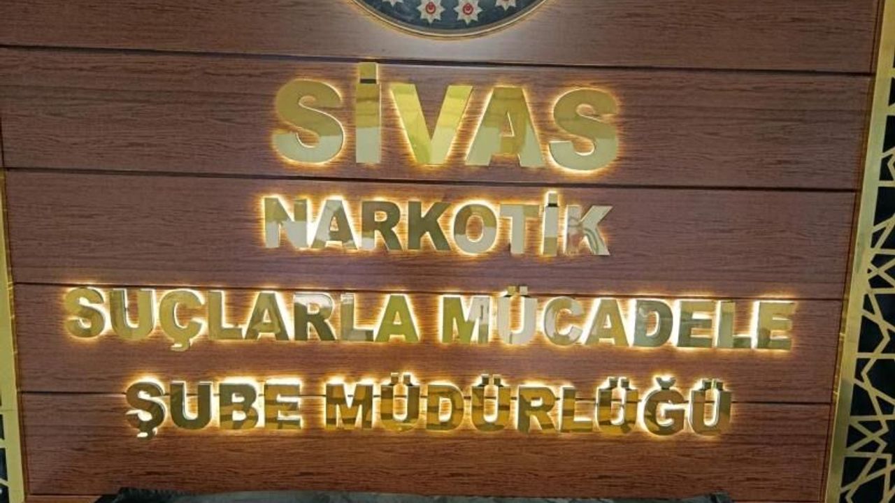 Sivas'ta narkotik operasyon: 1 tutuklama