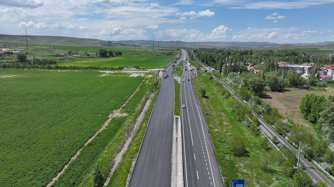 Sivas-Malatya Yolu projesinde sona gelindi