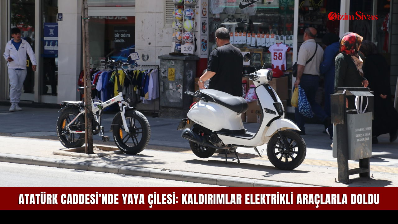 Atatürk Caddesi’nde yaya çilesi: Kaldırımlar elekt