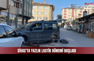Sivas’ta Lastik Değişim Mesaisi Başladı