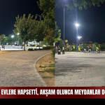 Sıcak Hava Evlere Hapsetti, Akşam Olunca Meydanlar Doldu Taştı!