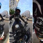 Sivas'ta kadın motosikletçi ölümden döndü!