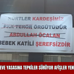 Sivas'ta Çerçeve Yasasına Tepkiler Sürüyor Afişler Yeniden Yükseldi