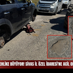 Sivas'ın O Köy Yolunda Tehlike Büyüyor! Sivas İl Özel İdaresi'ne Acil Onarım Çağrısı!