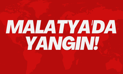 Malatya'da ağır hasarlı evde yangın