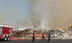 Kahramanmaraş'ta kağıt fabrikasında yangın çıktı