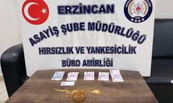 Altın hırsızı polisten kaçamadı