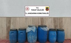 Tokat'ta yılbaşı öncesi 686 litre sahte alkol ele geçirildi