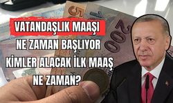 Vatandaşlık Maaşı Ne Zaman Başlıyor, Kimler Alacak, İlk Maaş Ne Zaman?