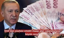 SGK, usulsüz emekli maaşı alan vatandaşlara karşı harekete geçti!