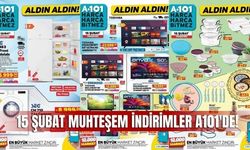 15 Şubat A101 aktüel kataloğu Muhteşem İndirimler A101 15 Şubat perşembe ürün kataloğu