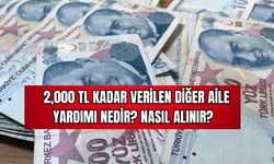 2,000 TL Kadar Verilen Diğer Aile Yardımı Nedir? Nasıl Alınır?  