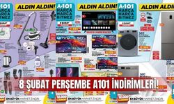 8 Şubat A101 aktüel kataloğu A101 Market 8 Şubat perşembe ürün kataloğu