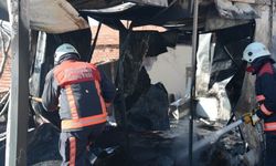 Çıkan yangında 1 yaşındaki bebek yaralandı