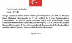 Merkez Bankası Başkanlığına Fatih Karahan atandı