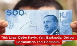 Türk Lirası Değer Kaybı: Yeni Banknotlar Geliyor! Banknotların Yeni Görüntüsü