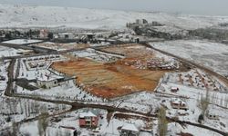 Altınkale beyaza büründü