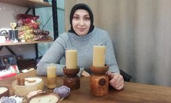 Depremzede kadının yaptığı hediyelik ürünler gelir kapısı oldu