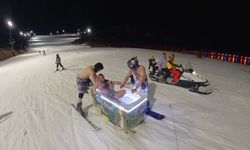Küvetle sıra dışı kayak