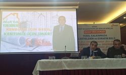 Zeki Haral anlattı esnaf pür dikkat dinledi