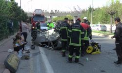 Kontrolden çıkan otomobil takla attı: 2'si ağır 4 yaralı