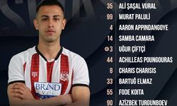 Sivasspor işte bu kadroyla Gümrük karşısına çıkıyor