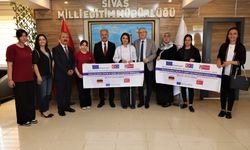 AB projesi kapsamında staj gördüler