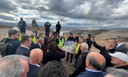 Komisyon üyeleri maden sahasında incelemede bulundu