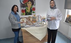 Renklerin dile geldiği çini sergisi açıldı