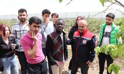 Ziraat Mühendisi adaylarına bahçede eğitim