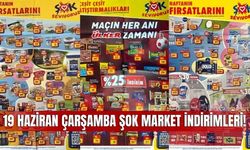 19 Haziran ŞOK Market kataloğu, ŞOK Aktüel 19 Haziran çarşamba ürün kataloğu