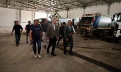 Başkan'dan Temizlik İşleri'ne ziyaret