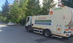 Çöp konteynerlerinde yerinde temizlik