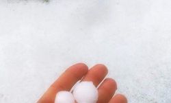 Dolu yağdı, kış geri geldi!