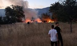 Havai fişek yangın çıkardı
