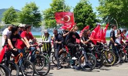 Sağlık için pedal çevirdiler