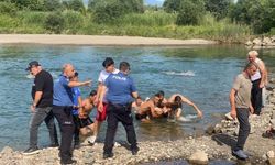 Serinlemek için girdiği suda boğuldu