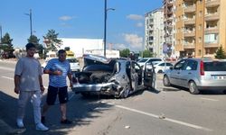 AKSU yolunda ürküten kaza