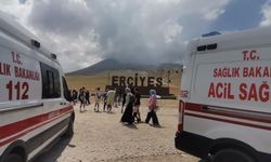 Dağcılar kaza geçirdi